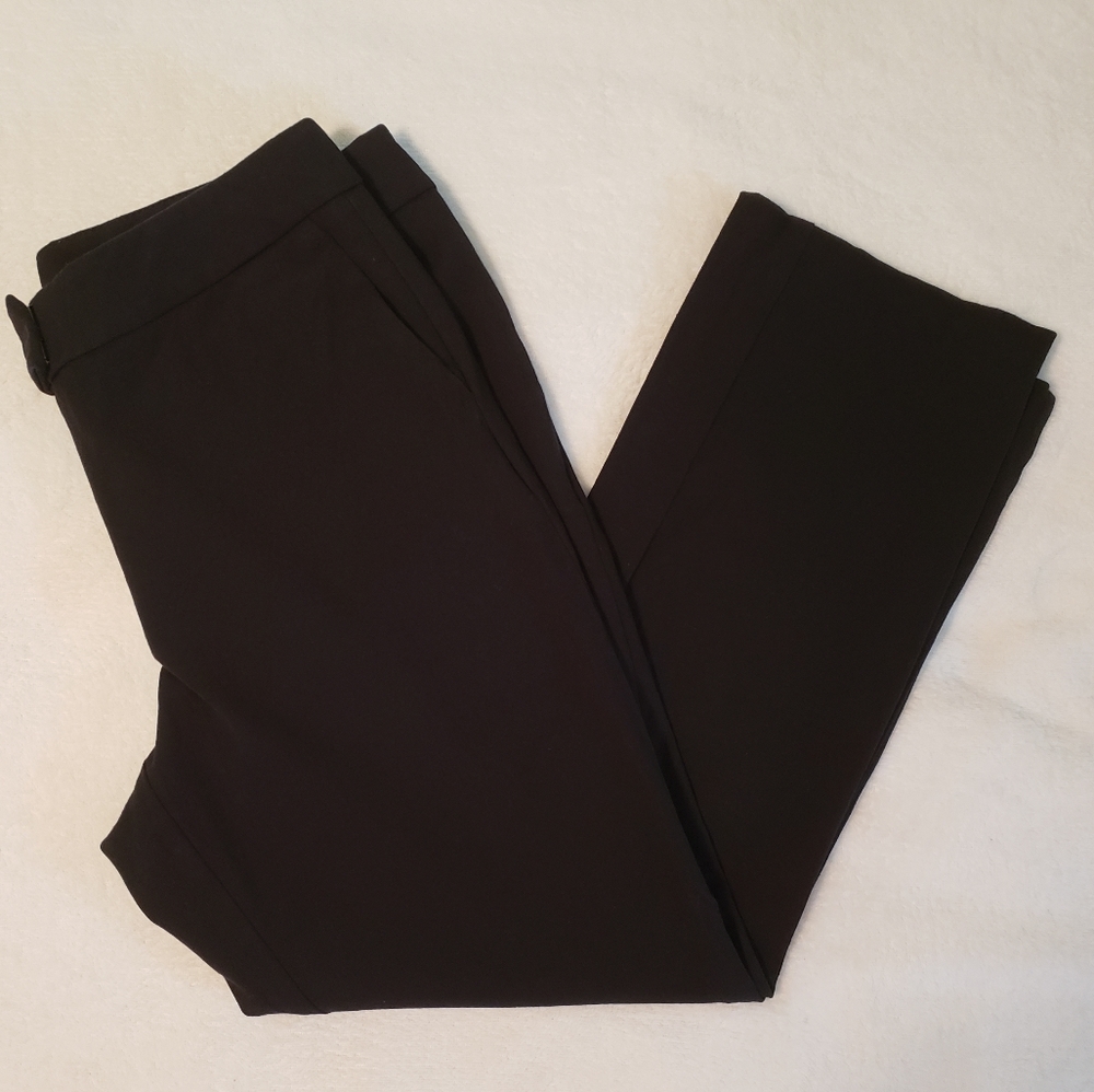 Women's Black Straight-Leg Pants